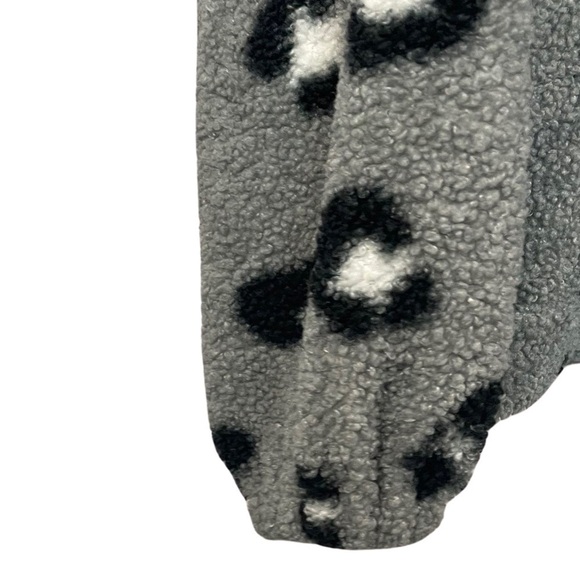 Loft heavy puller over gray sweater, leopard print, womens size XS. - Picture 2 of 5
